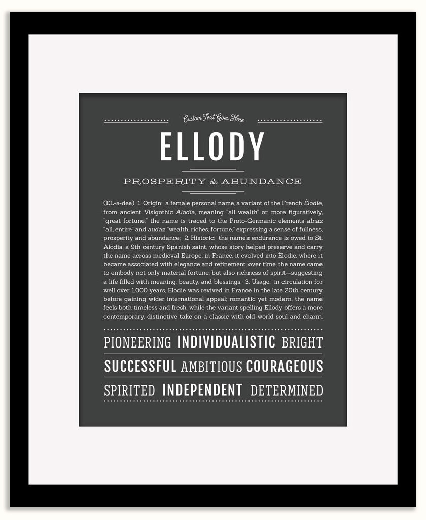Ellody | Name Art Print