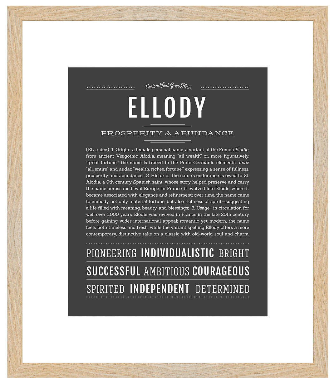 Ellody | Name Art Print