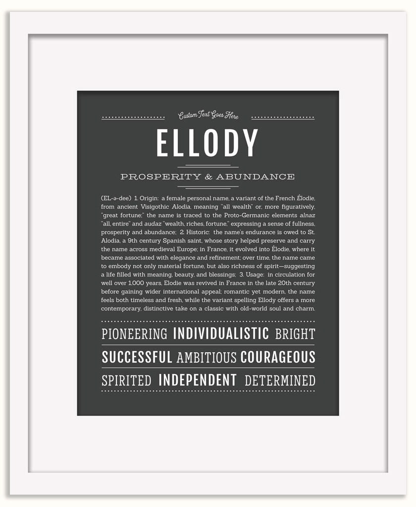 Ellody | Name Art Print