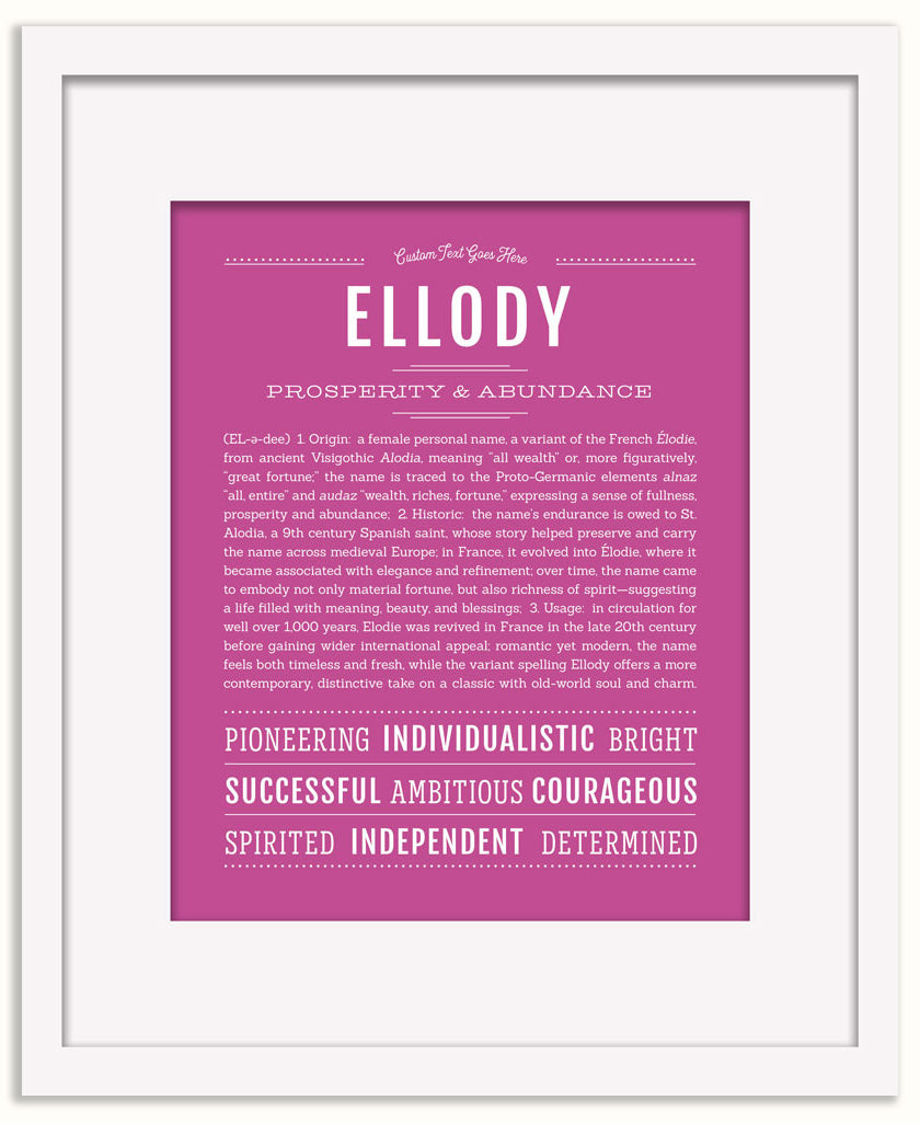 Ellody | Name Art Print