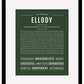 Ellody | Name Art Print