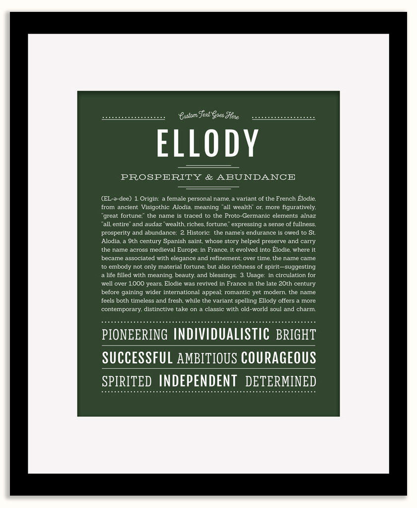 Ellody | Name Art Print