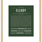 Ellody | Name Art Print