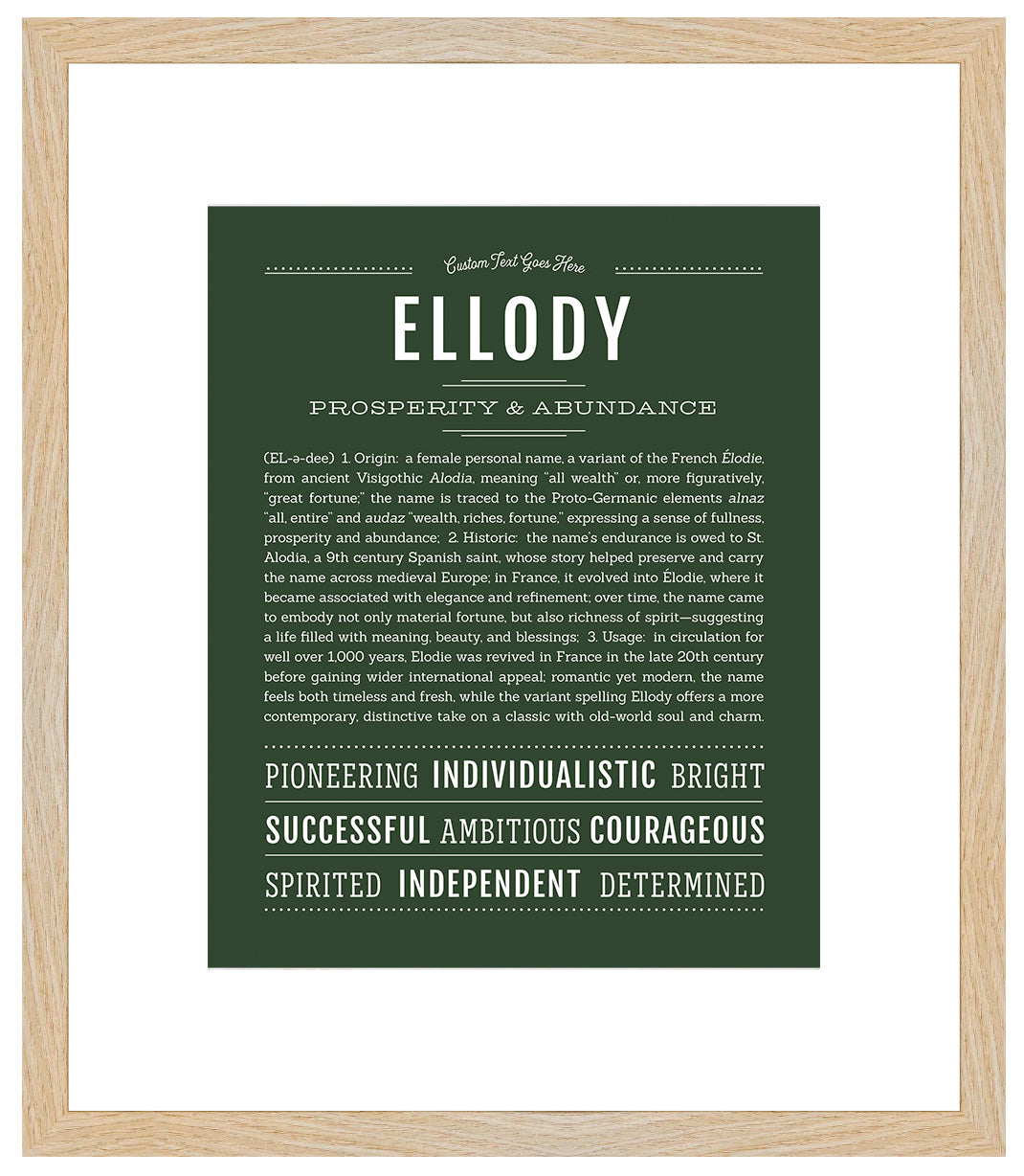 Ellody | Name Art Print