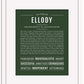 Ellody | Name Art Print
