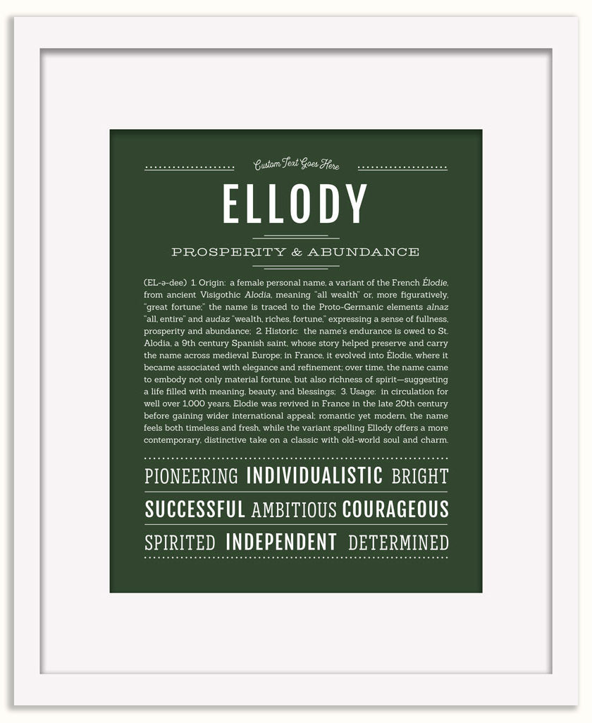 Ellody | Name Art Print