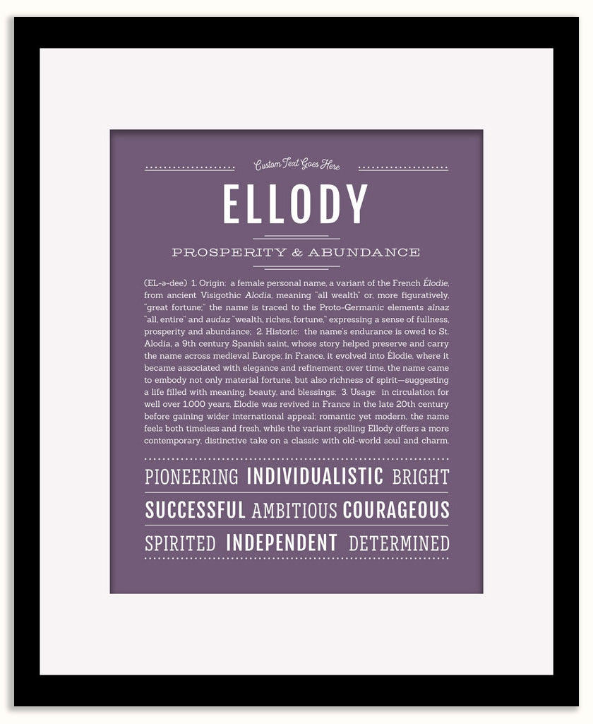 Ellody | Name Art Print