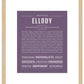 Ellody | Name Art Print