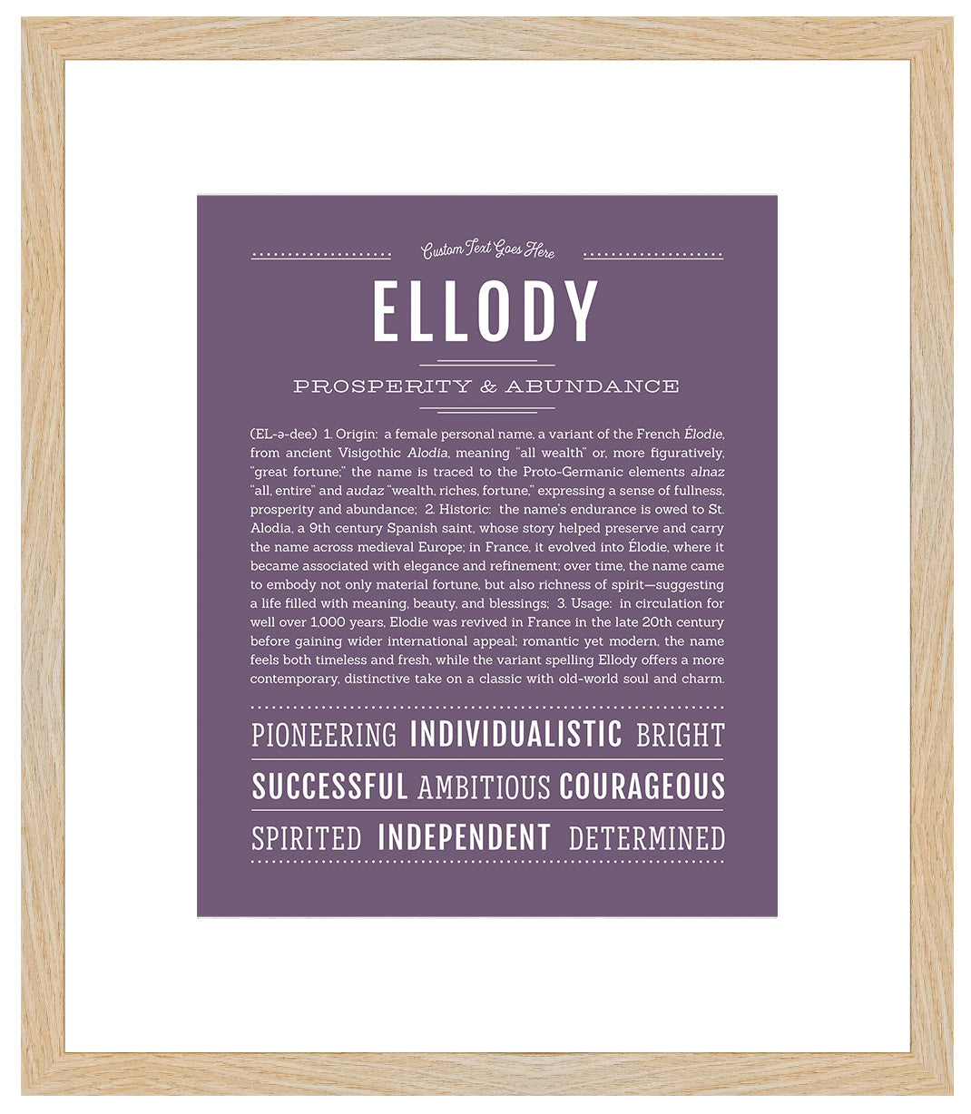 Ellody | Name Art Print