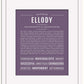 Ellody | Name Art Print