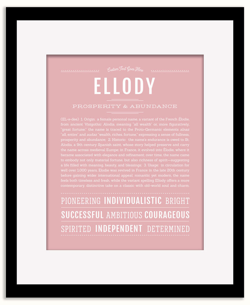 Ellody | Name Art Print