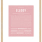 Ellody | Name Art Print