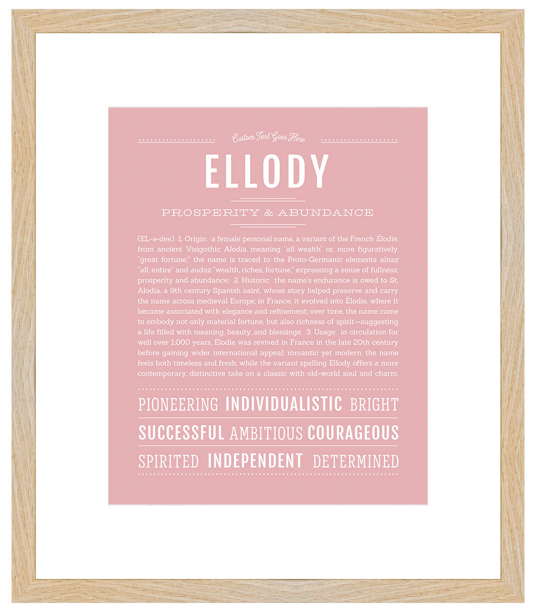 Ellody | Name Art Print