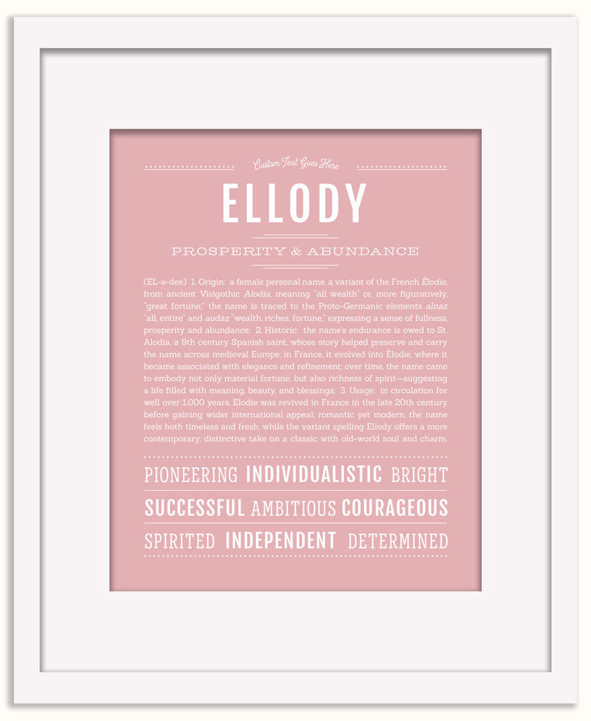 Ellody | Name Art Print