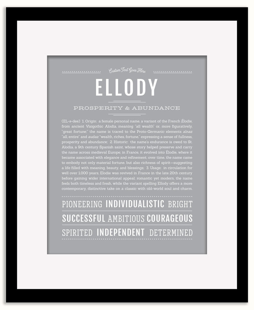 Ellody | Name Art Print