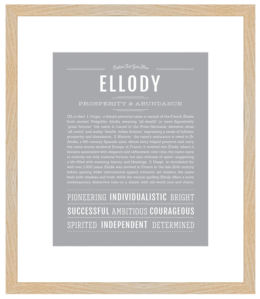 Ellody | Name Art Print