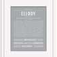 Ellody | Name Art Print
