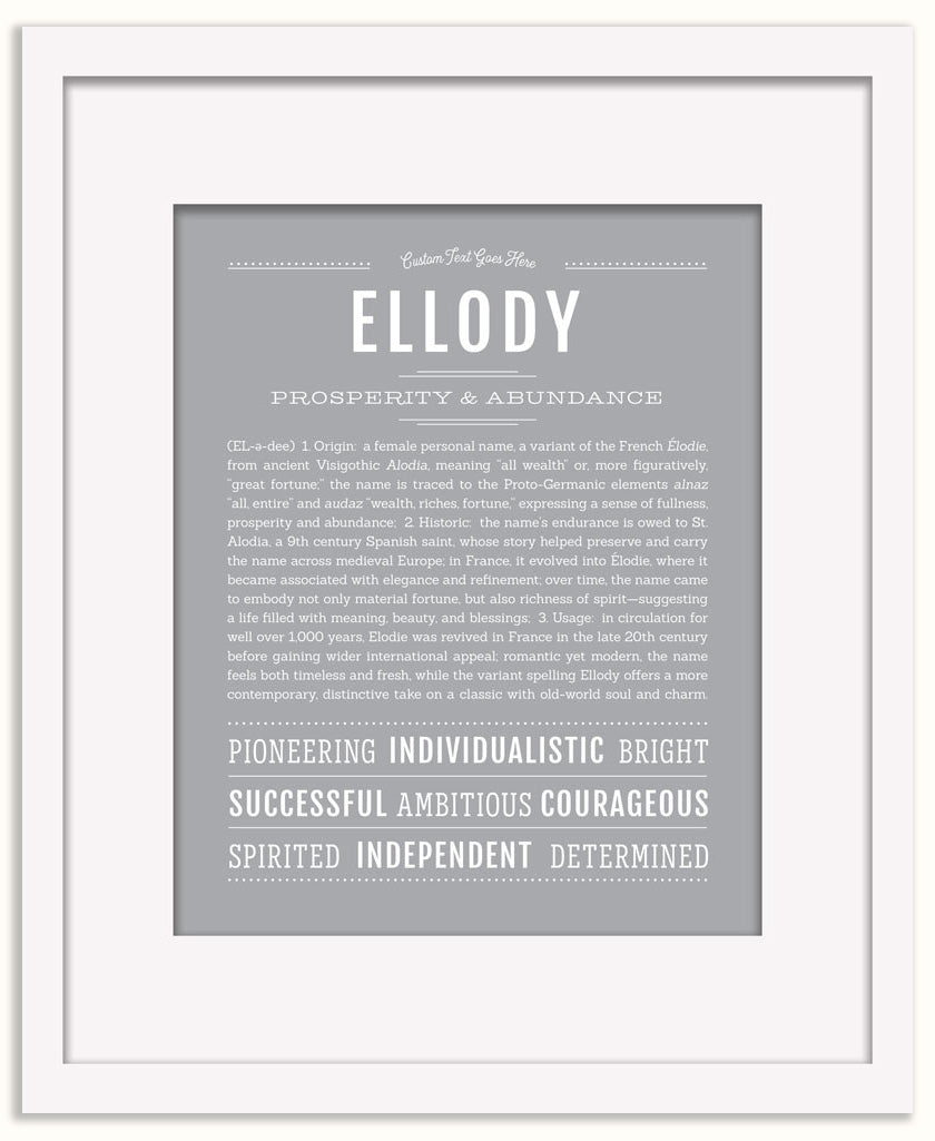 Ellody | Name Art Print