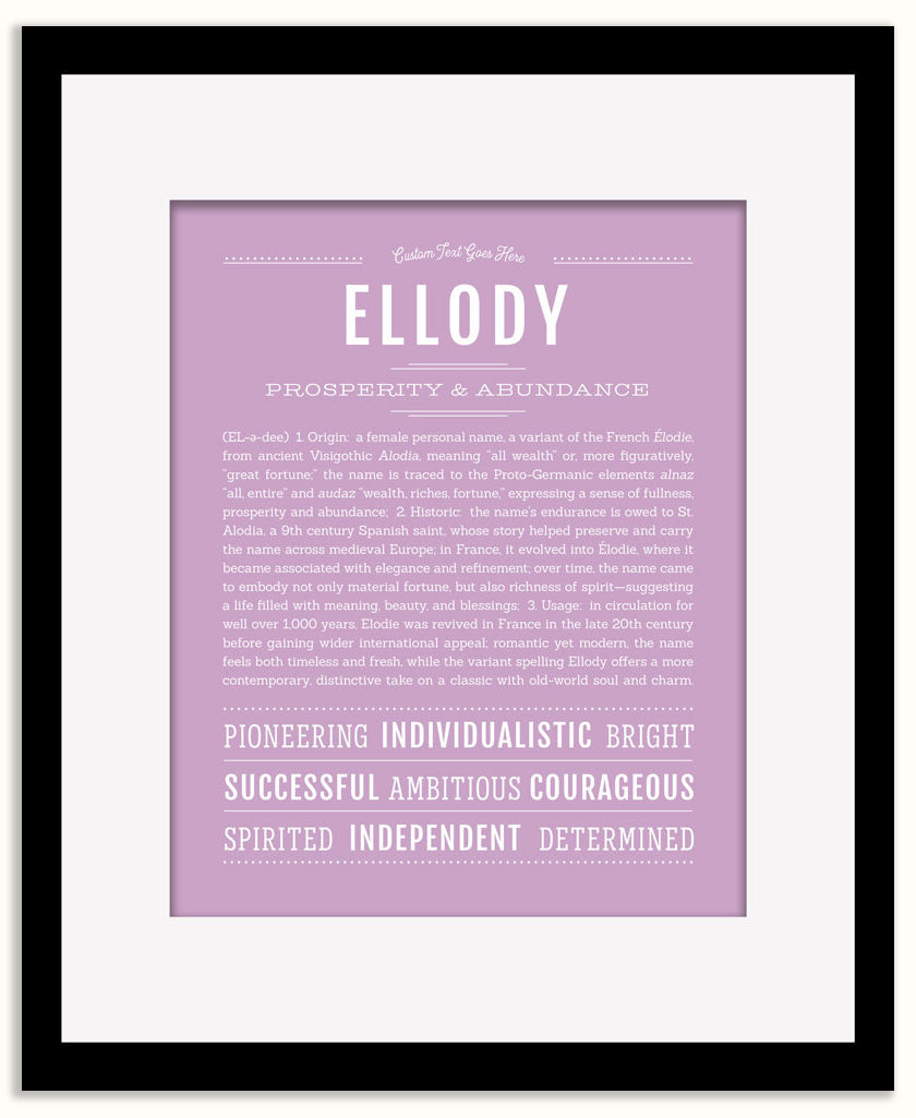 Ellody | Name Art Print