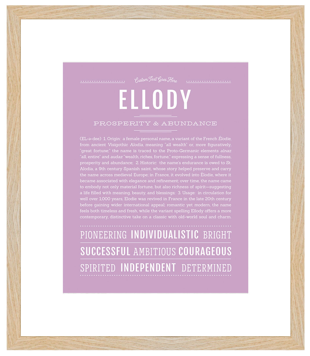 Ellody | Name Art Print