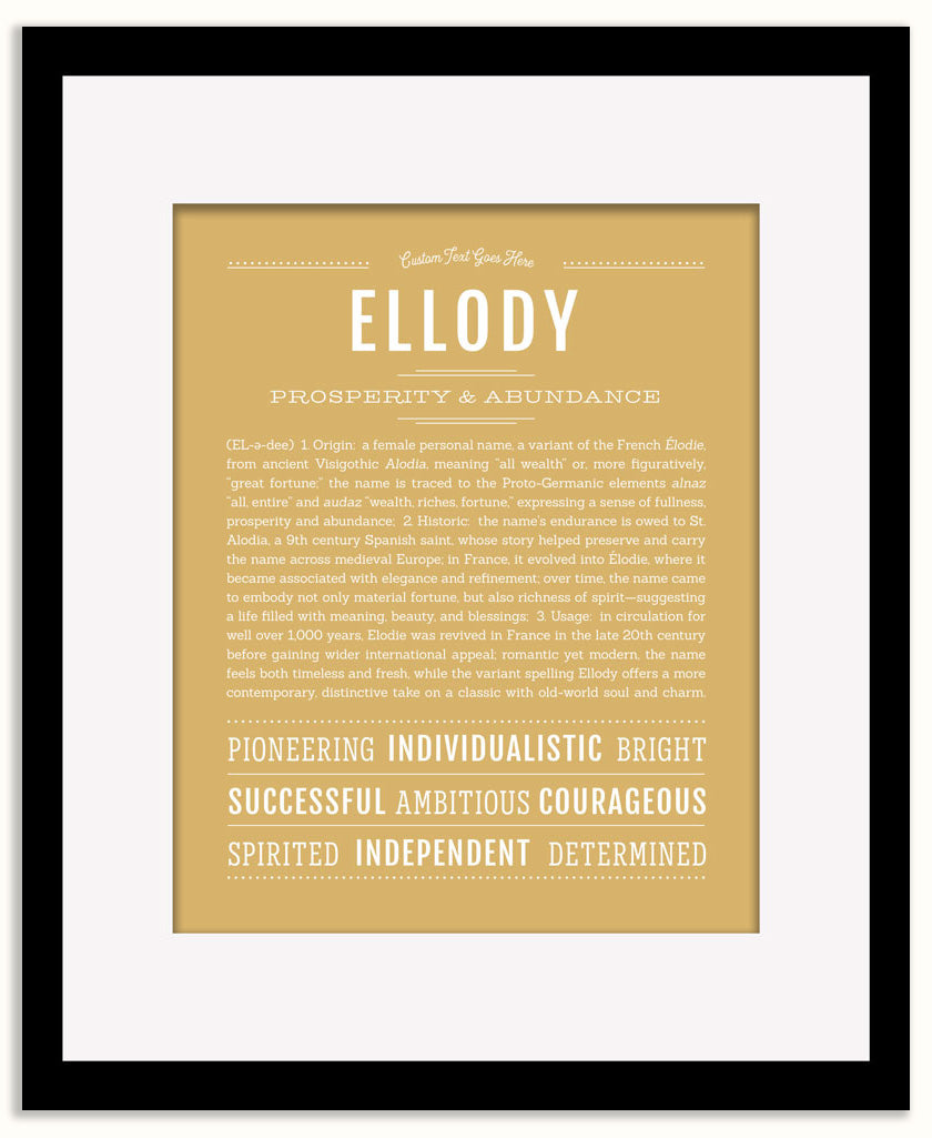 Ellody | Name Art Print