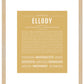 Ellody | Name Art Print