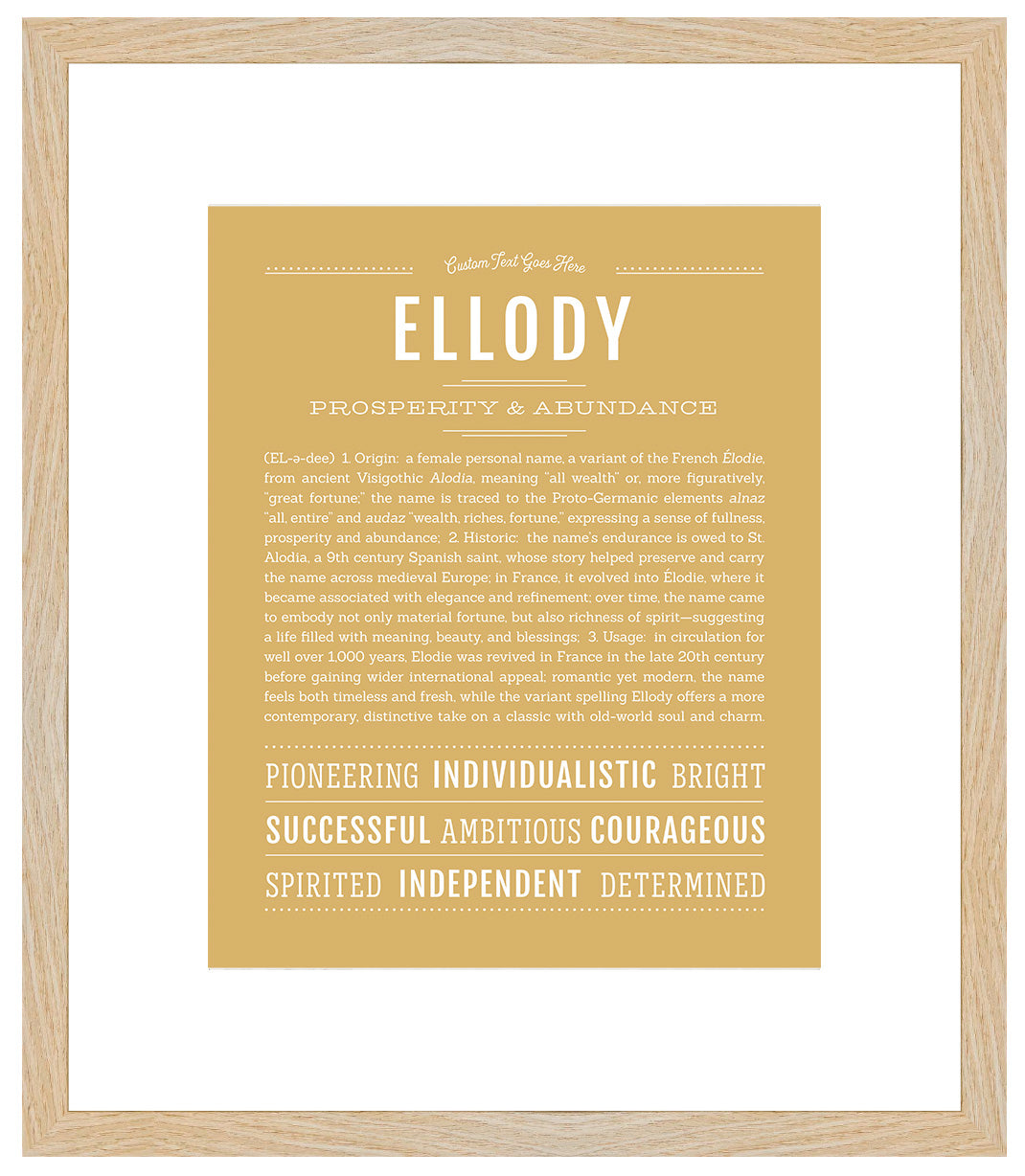 Ellody | Name Art Print
