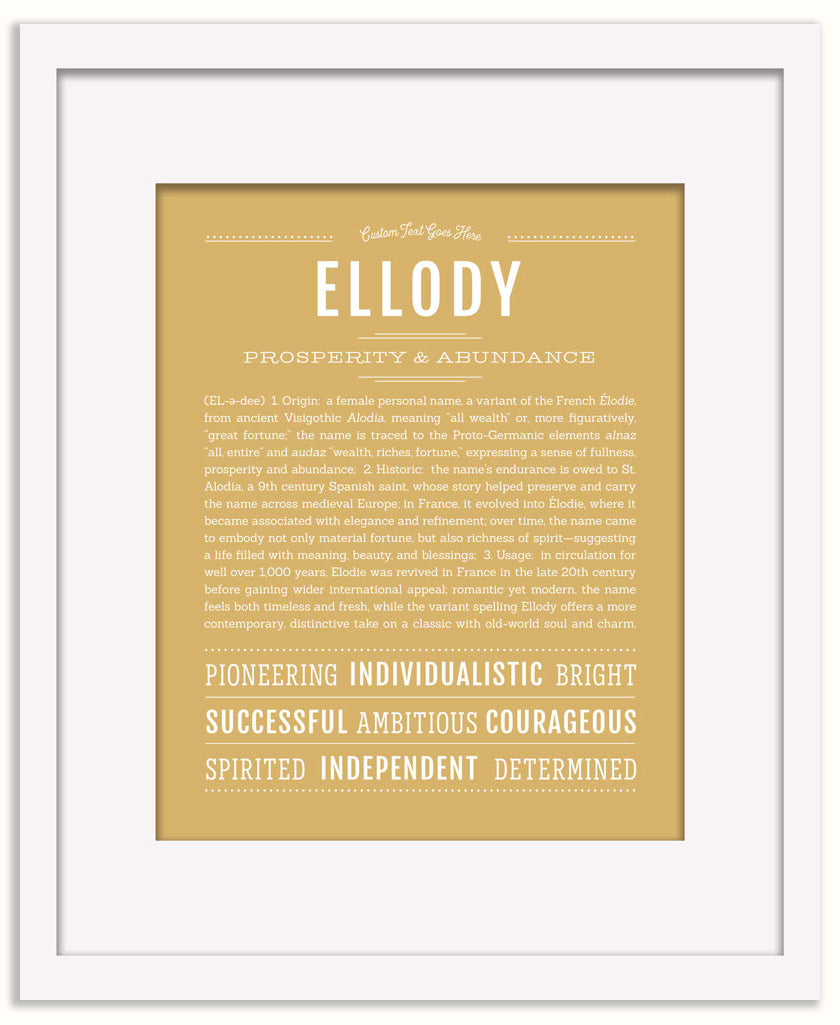 Ellody | Name Art Print