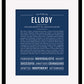 Ellody | Name Art Print