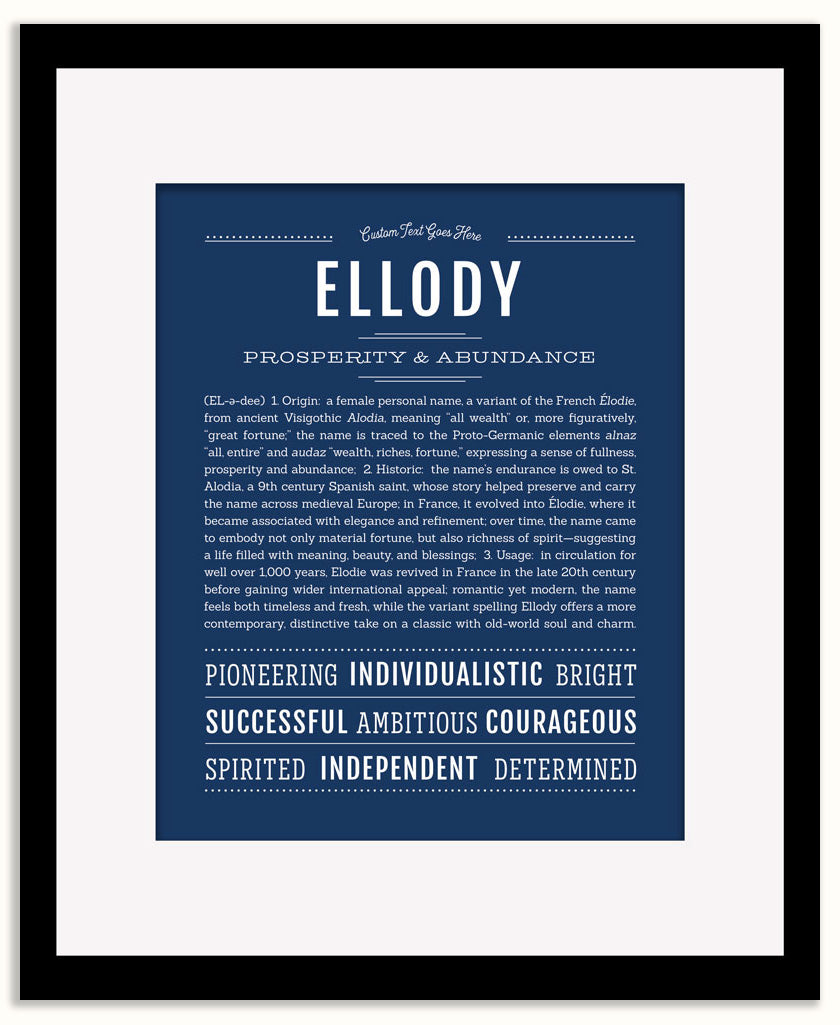 Ellody | Name Art Print