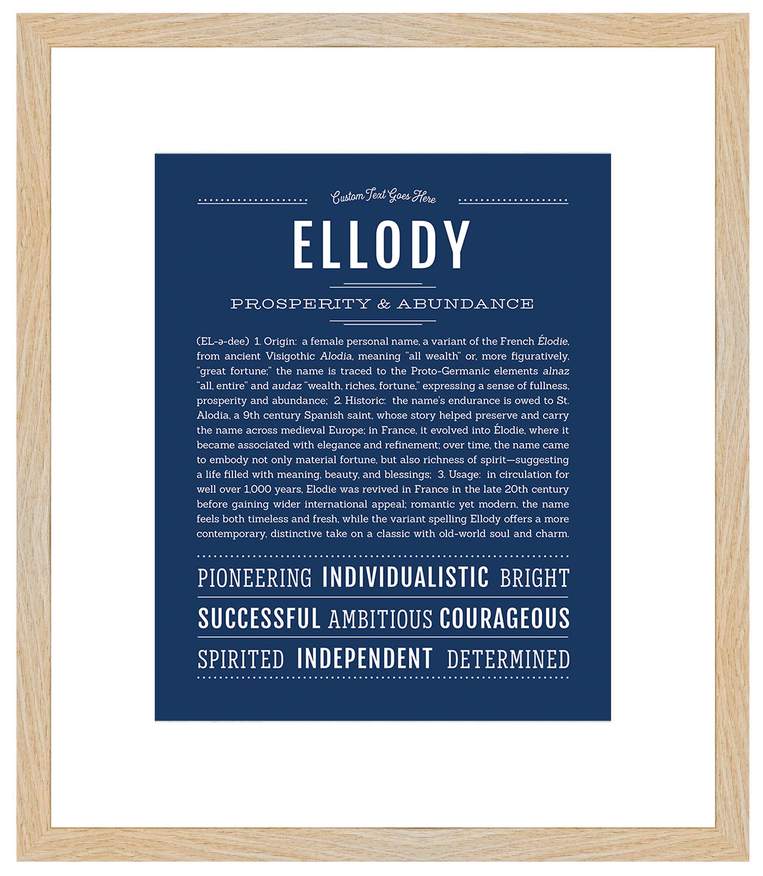 Ellody | Name Art Print