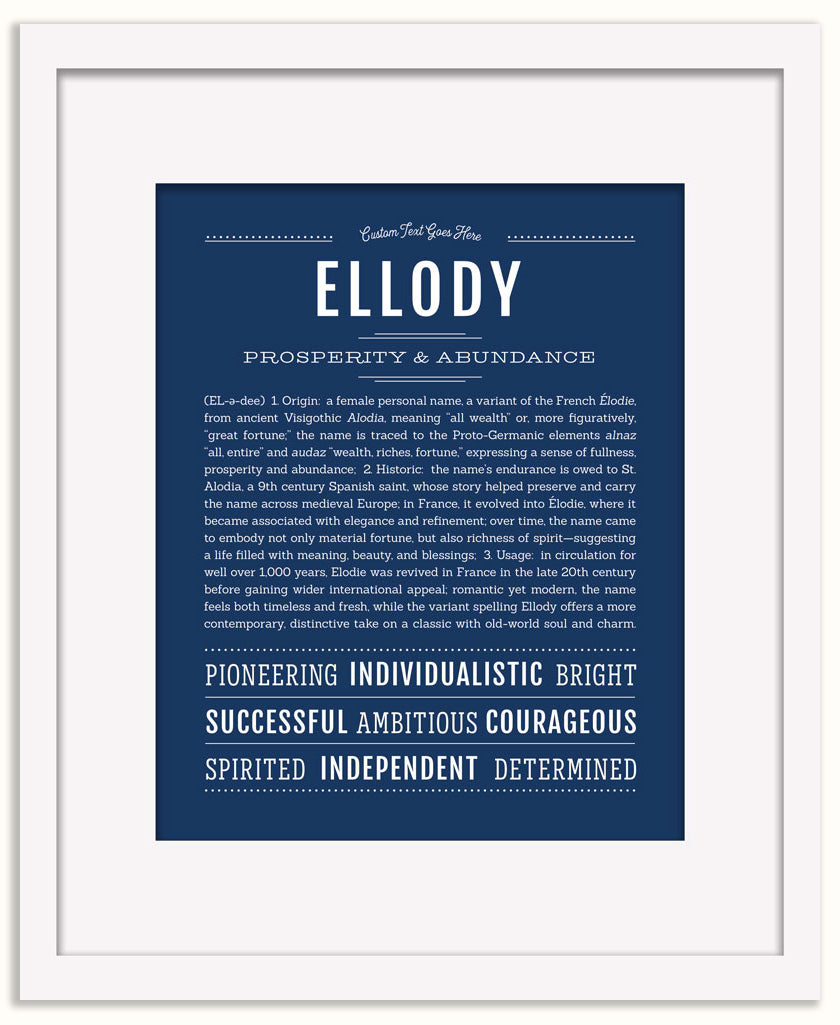 Ellody | Name Art Print
