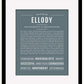 Ellody | Name Art Print
