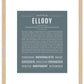 Ellody | Name Art Print