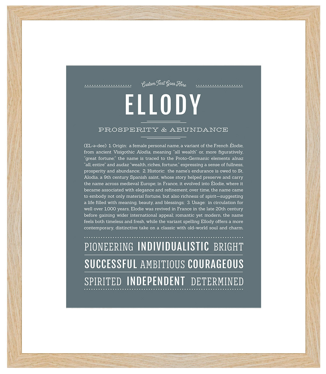 Ellody | Name Art Print