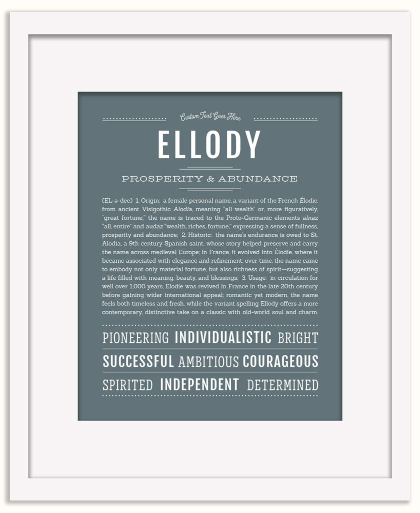 Ellody | Name Art Print