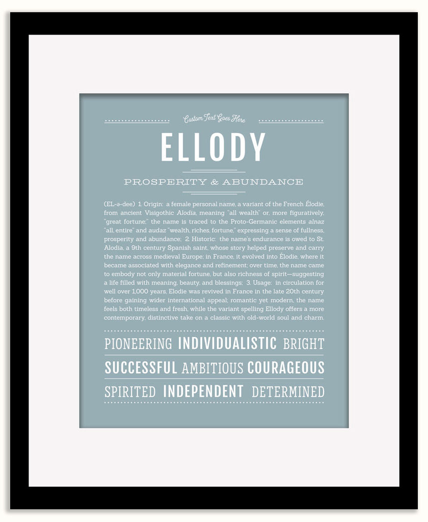 Ellody | Name Art Print