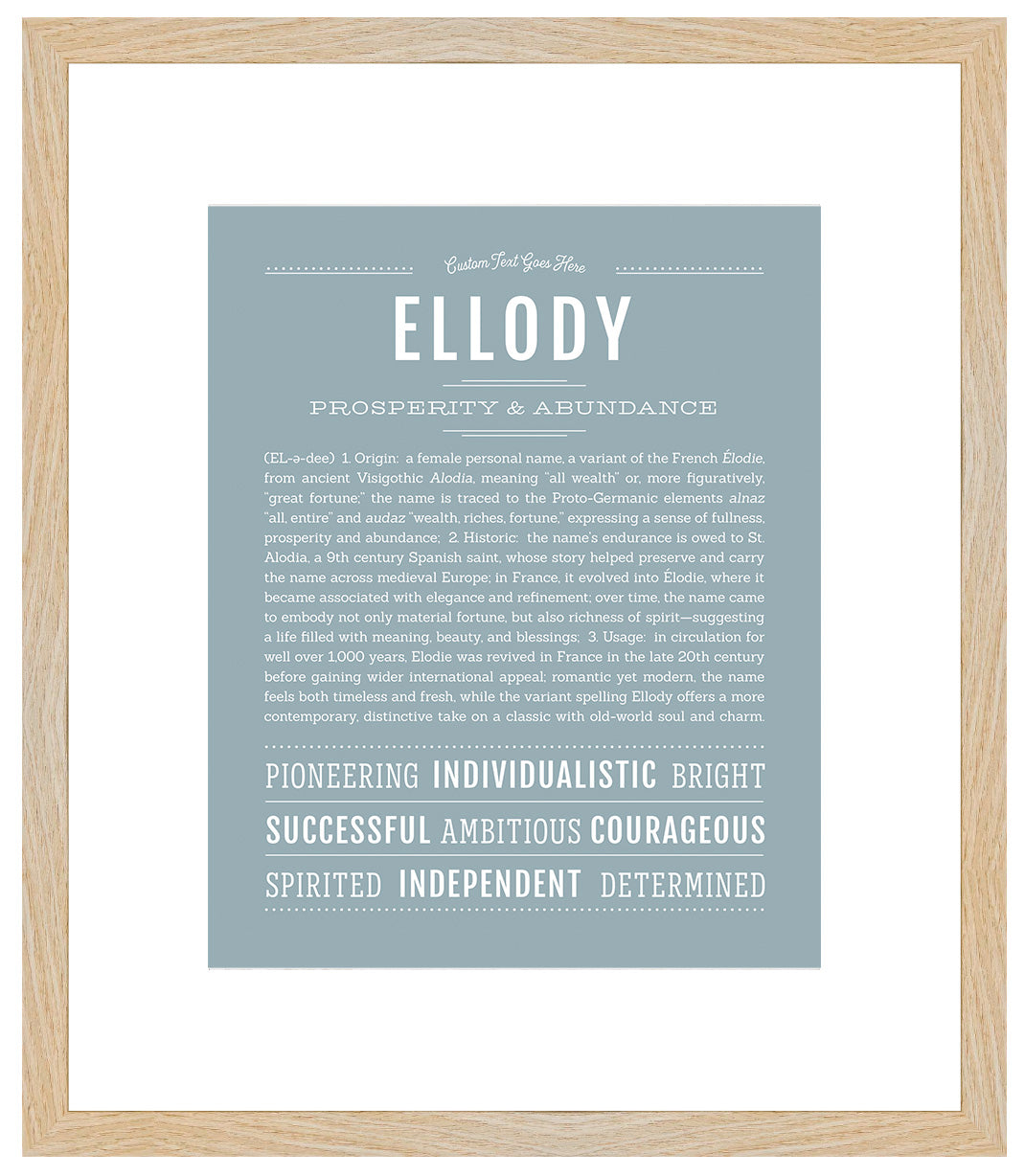 Ellody | Name Art Print