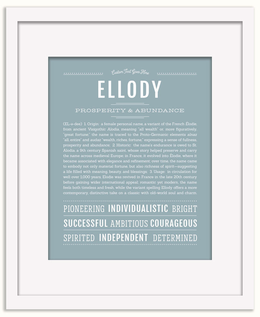 Ellody | Name Art Print