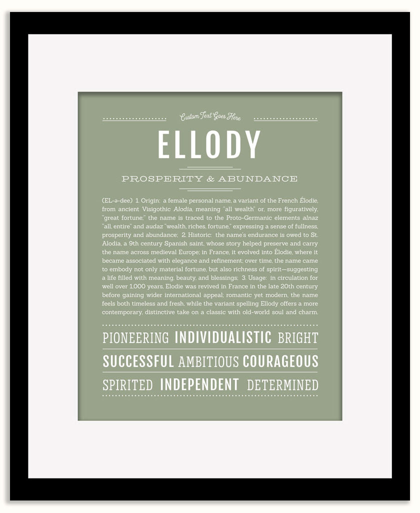 Ellody | Name Art Print