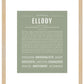 Ellody | Name Art Print