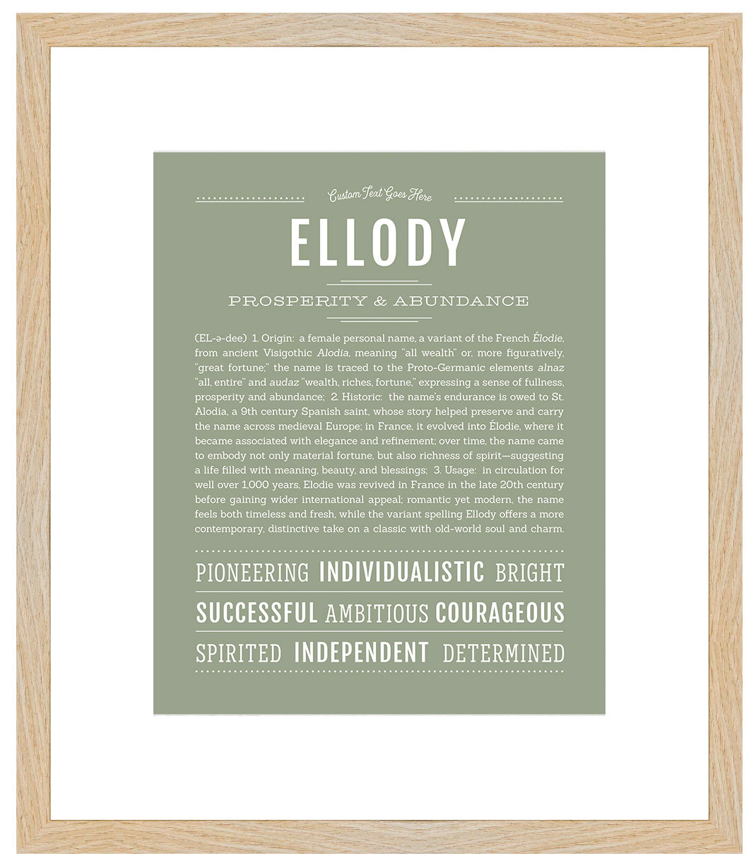 Ellody | Name Art Print