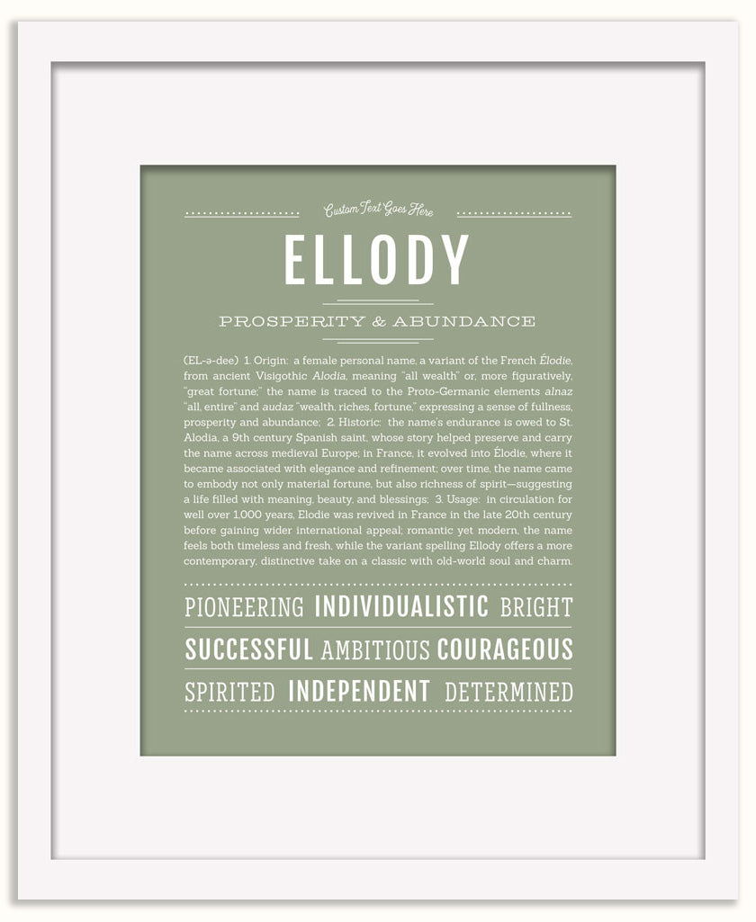 Ellody | Name Art Print