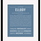 Ellody | Name Art Print