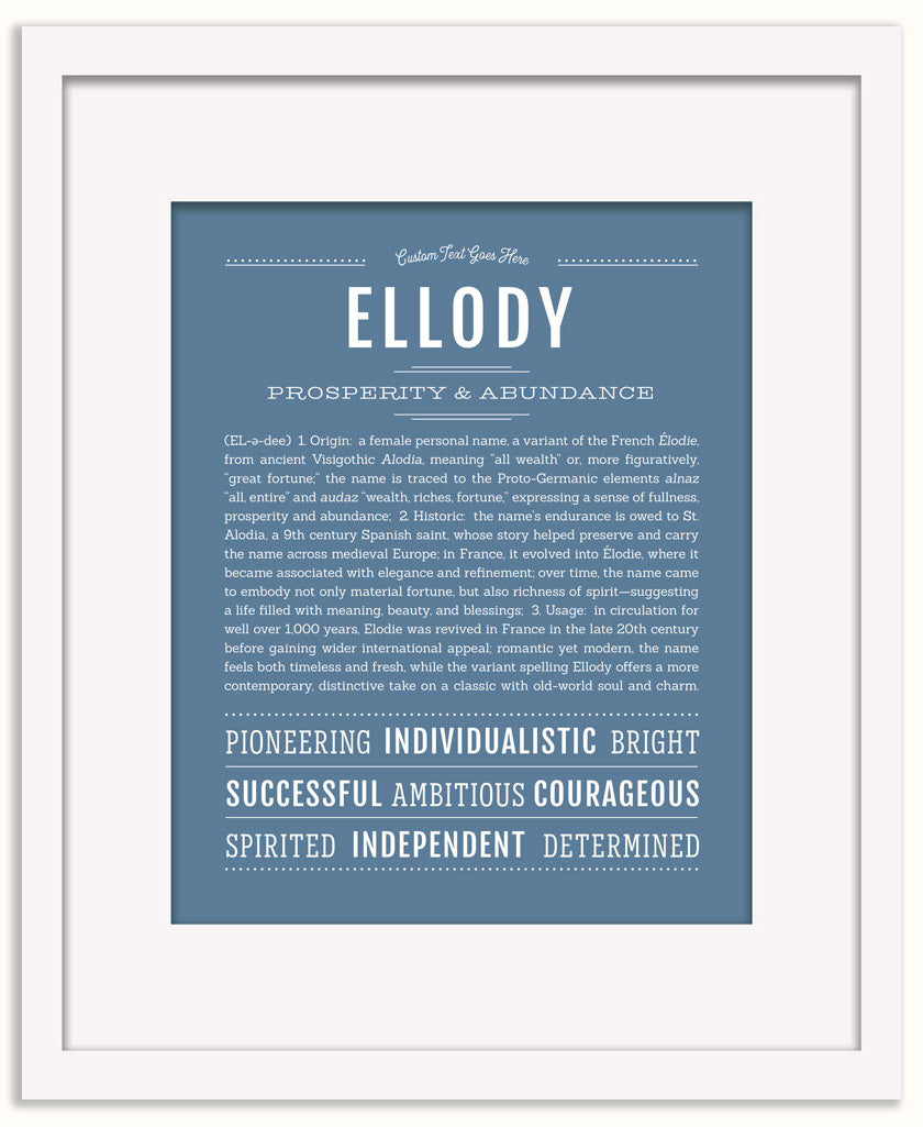 Ellody | Name Art Print