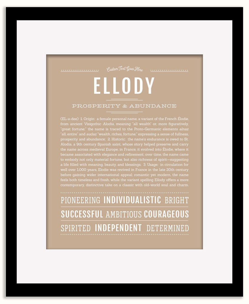 Ellody | Name Art Print