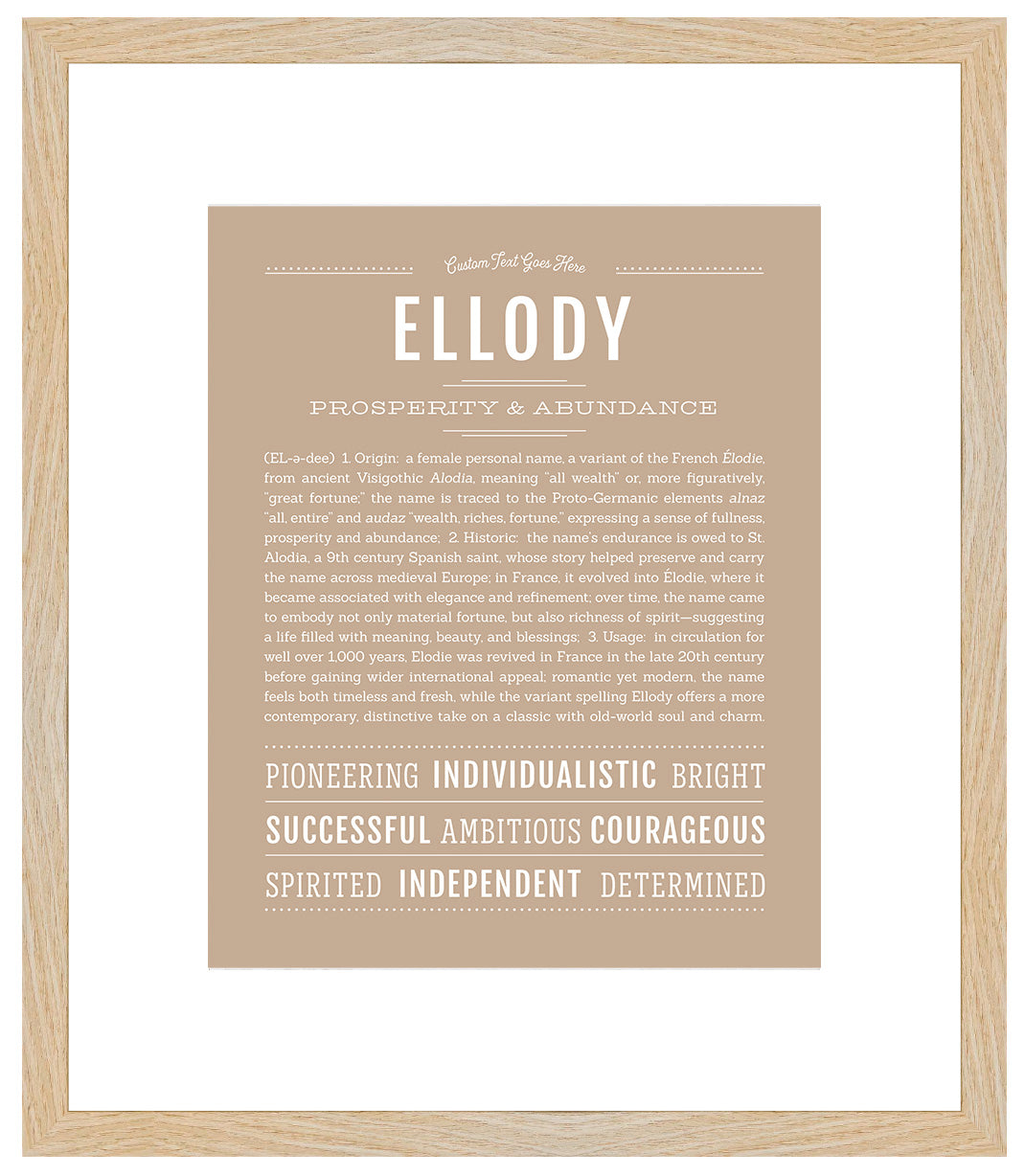 Ellody | Name Art Print