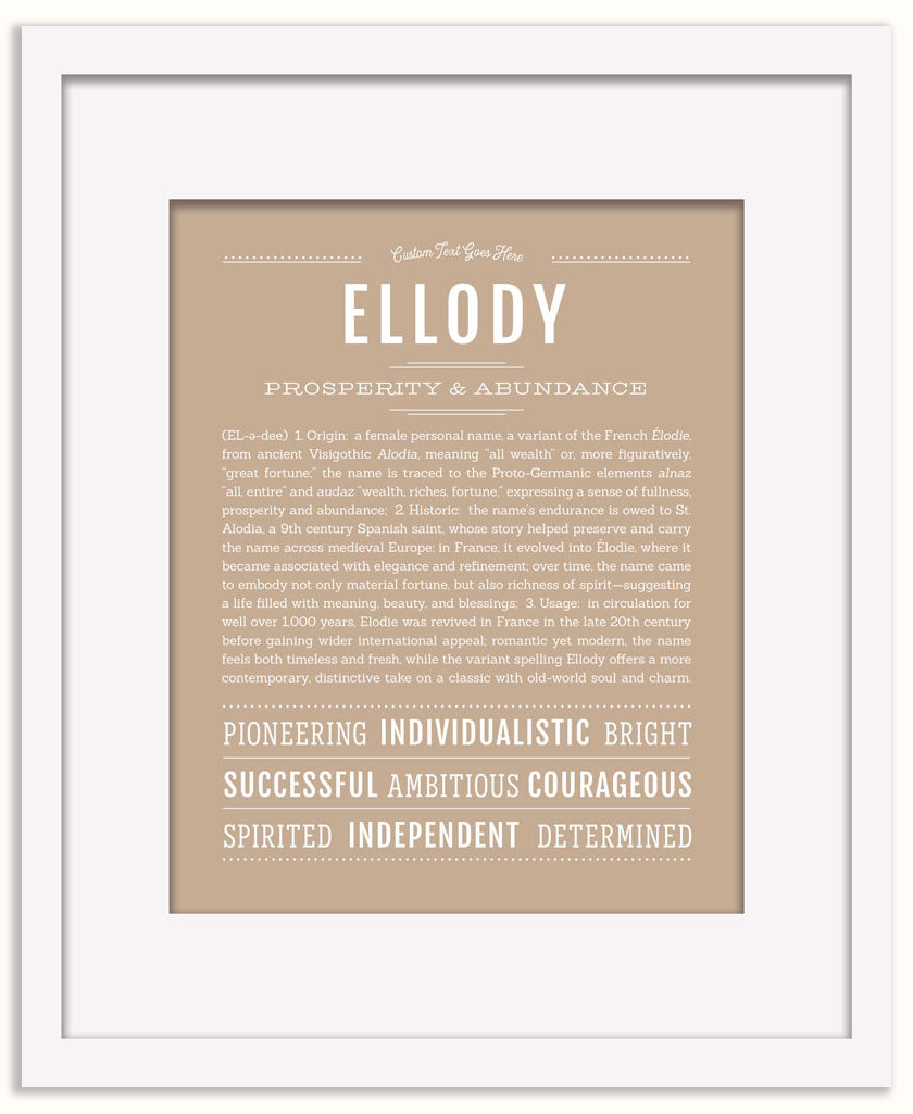 Ellody | Name Art Print