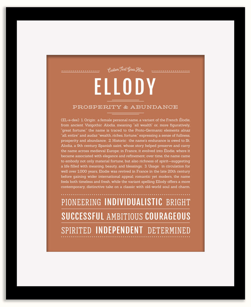 Ellody | Name Art Print
