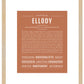 Ellody | Name Art Print